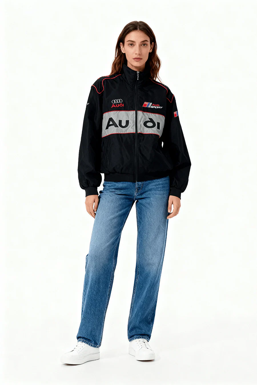 Chaqueta de carreras Audi Vintage Racing – Unisex – Retro