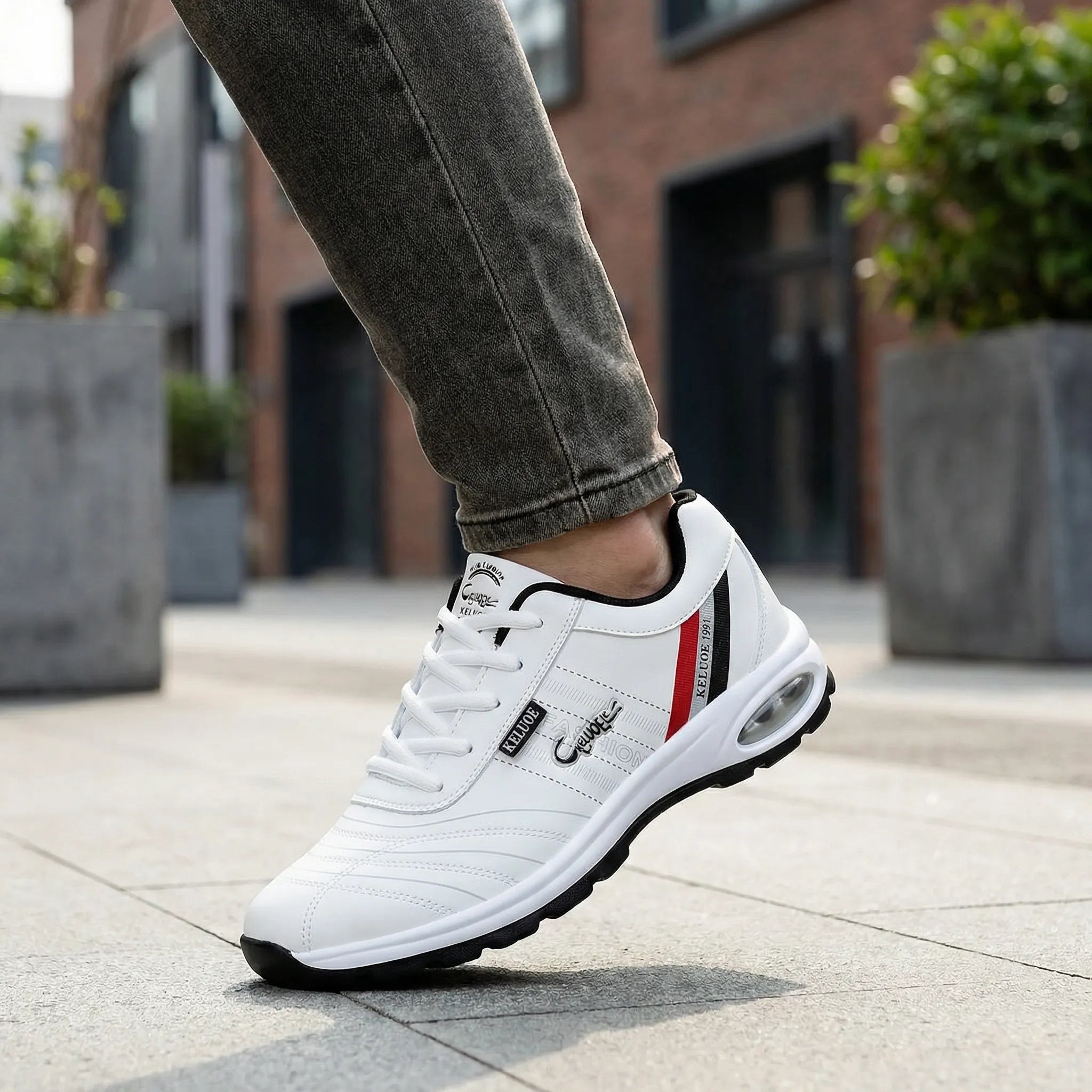 Averon - Zapatillas para hombre con corte clásico
