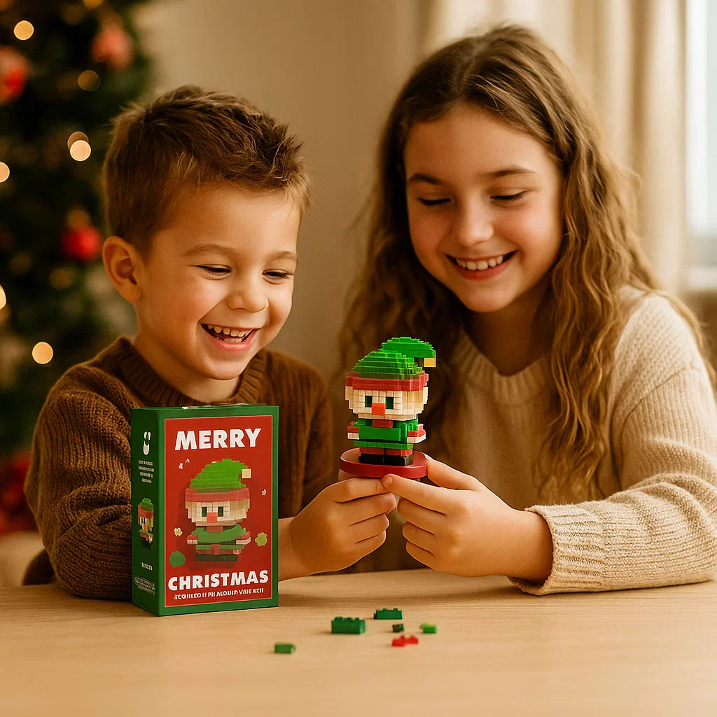 Figuras Navideñas para Construir – Diversión para Toda la Familia