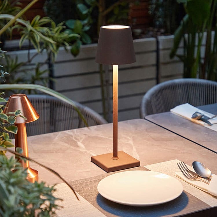 Lámpara LED Alexa | Lámpara de mesa minimalista resistente al agua