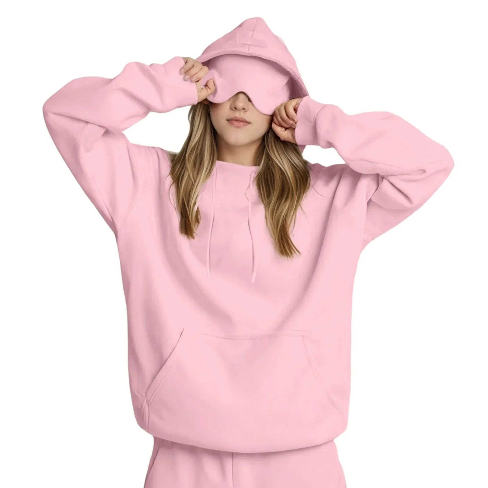 Sudadera con Capucha de Viaje Incognito™ para Mujer – Confort Absoluto y Máscara Integrada