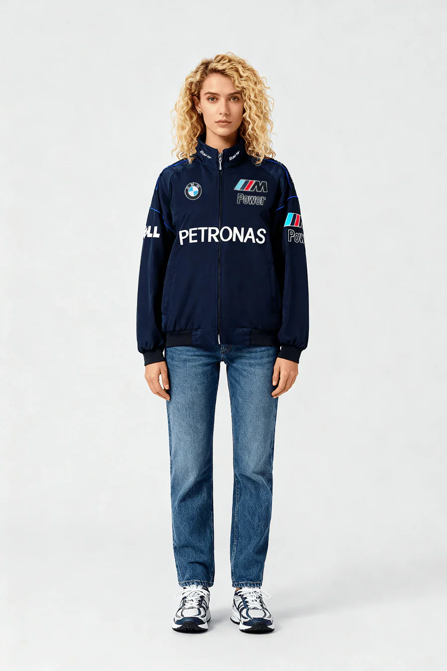 Chaqueta de carreras BMW F1 Vintage Racing – Edición Clásica – Unisex – Retro
