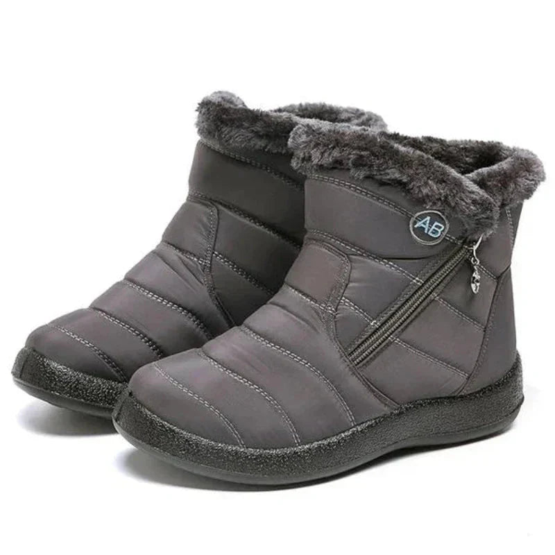 Botas acolchadas de invierno impermeables con forro de peluche DESCUENTOSMAX – Estilo y comodidad
