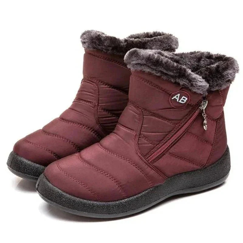 Botas acolchadas de invierno impermeables con forro de peluche DESCUENTOSMAX – Estilo y comodidad