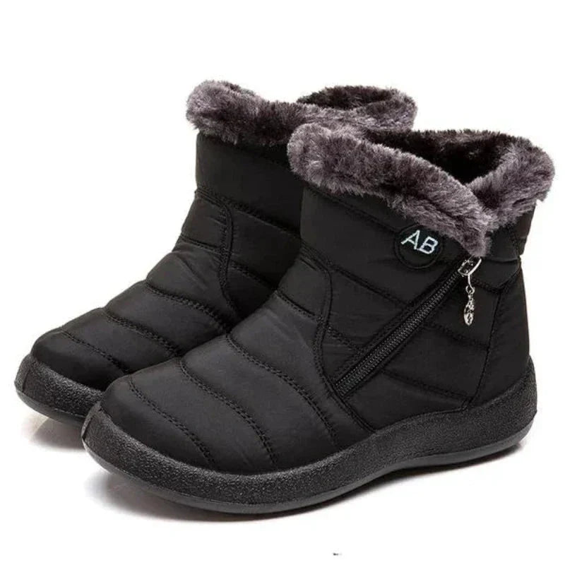 Botas acolchadas de invierno impermeables con forro de peluche DESCUENTOSMAX – Estilo y comodidad