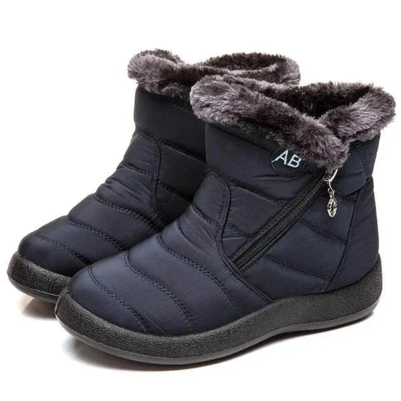 Botas acolchadas de invierno impermeables con forro de peluche DESCUENTOSMAX – Estilo y comodidad