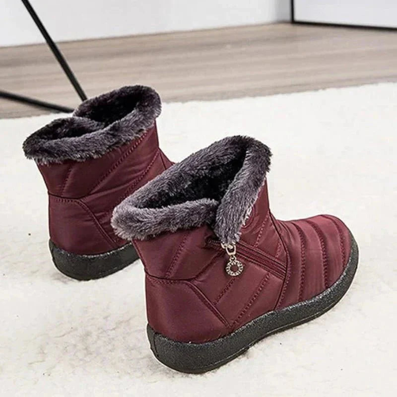 Botas acolchadas de invierno impermeables con forro de peluche DESCUENTOSMAX – Estilo y comodidad