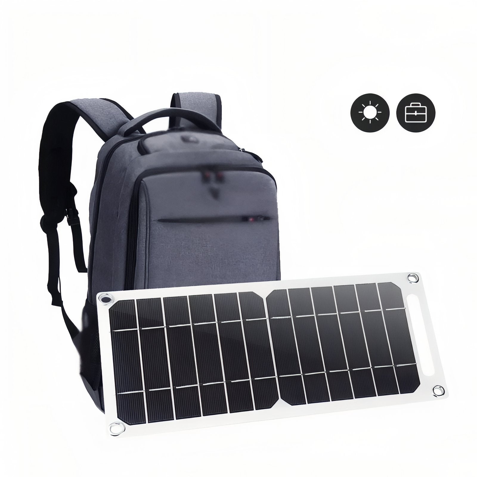 Cargador Solar Portátil de 35W para Senderismo