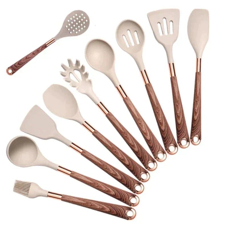 CulinaryEase - Juego de utensilios de cocina de silicona