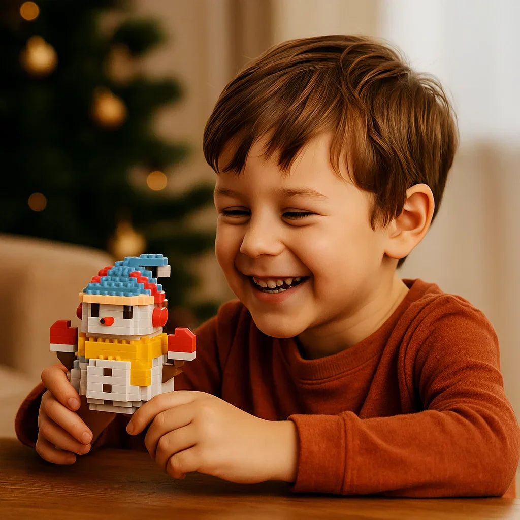 Figuras Navideñas para Construir – Diversión para Toda la Familia