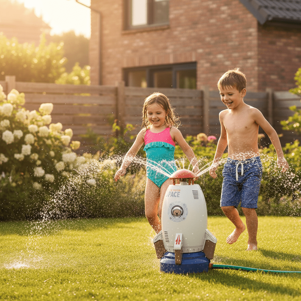Juguete acuático giratorio 360° | Diversión de agua para niños