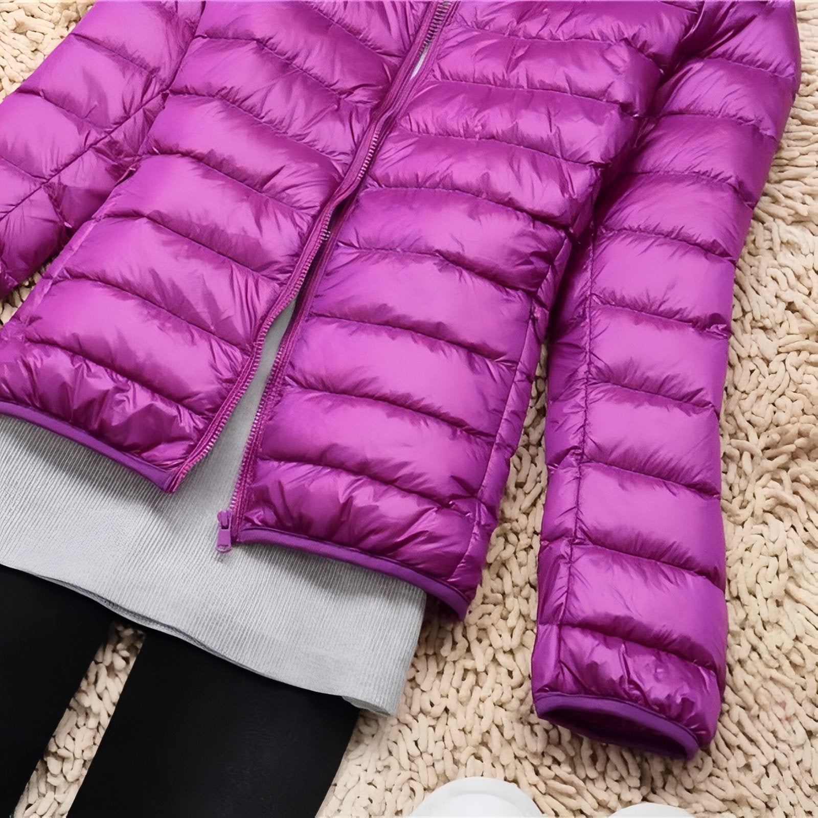 Chaqueta Acolchada de Senderismo Compresible para Mujer