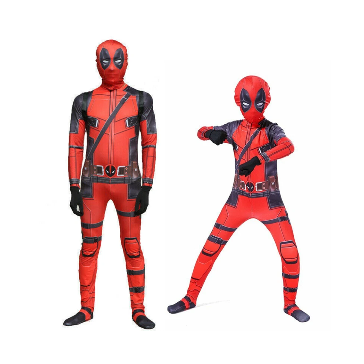 Disfraz de Deadpool para niños – Mameluco de cosplay para niños – Disfraz para fiesta infantil del Día del Niño (inspirado en la serie de Marvel)