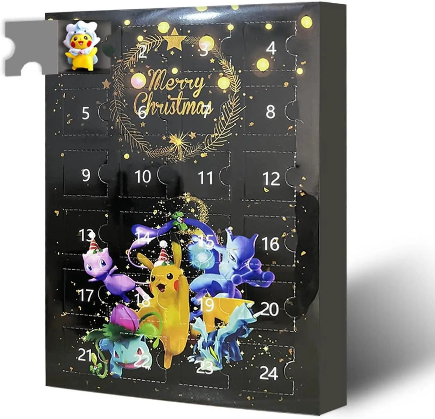 24 figuras de Pokémon y cuenta atrás