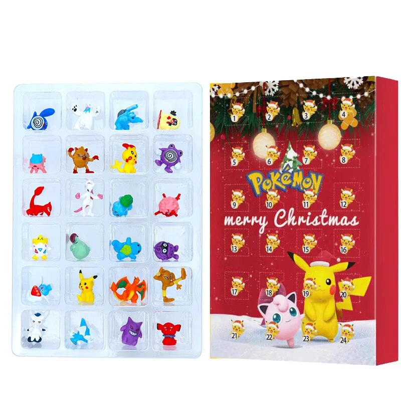 24 figuras de Pokémon y cuenta atrás