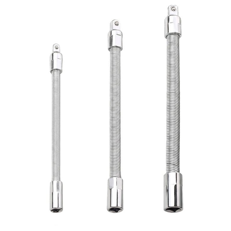 Adaptador de extensión flexible para taladro y llaves de vaso