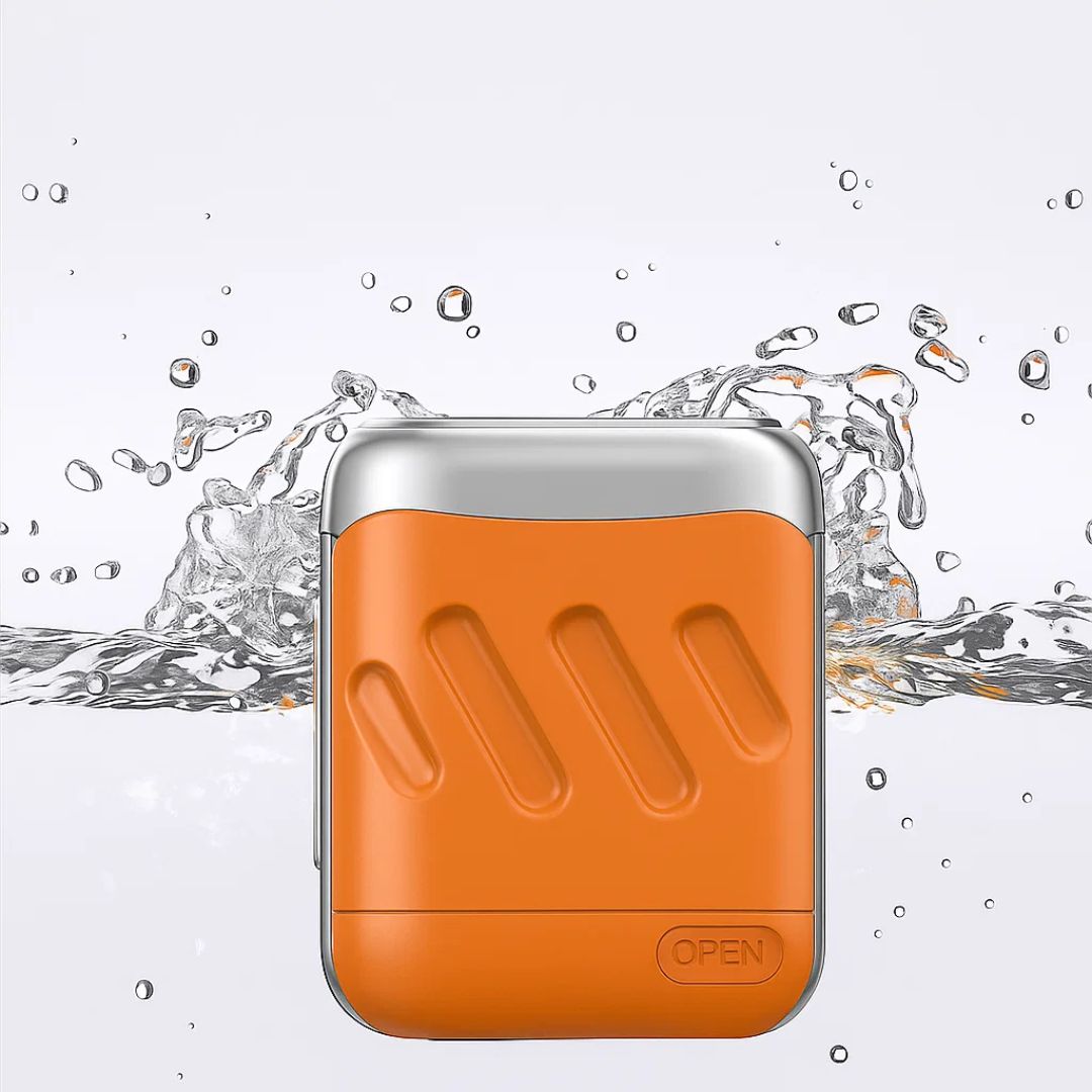 Afeitadora eléctrica rotativa SmoothEdge con cuchillas de doble anillo resistente al agua