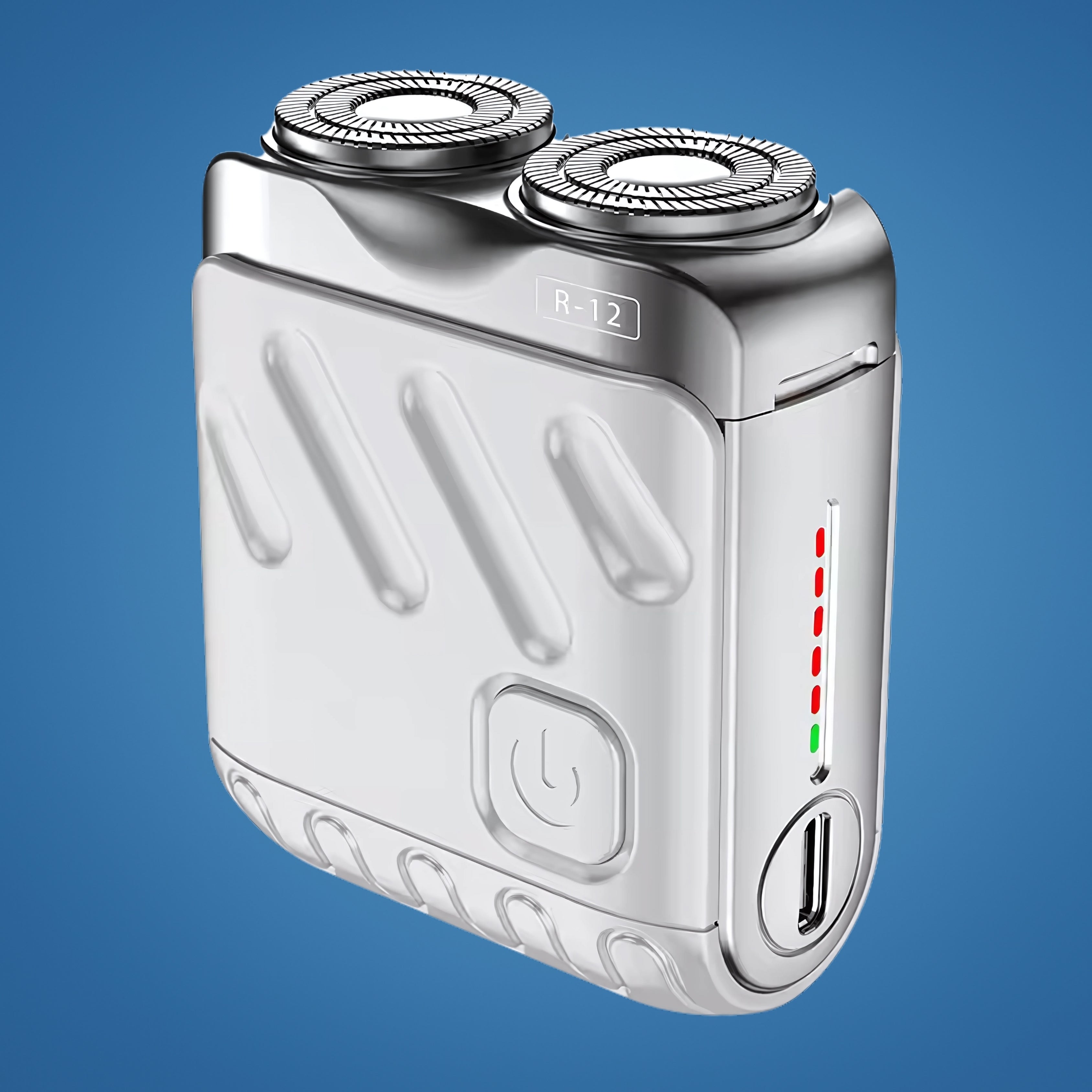 Afeitadora eléctrica rotativa SmoothEdge con cuchillas de doble anillo resistente al agua