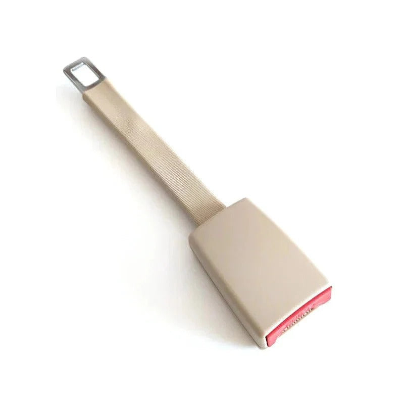 Alargador de cinturón de seguridad con vástago rígido de 28 cm y hebilla vertical de fácil acceso