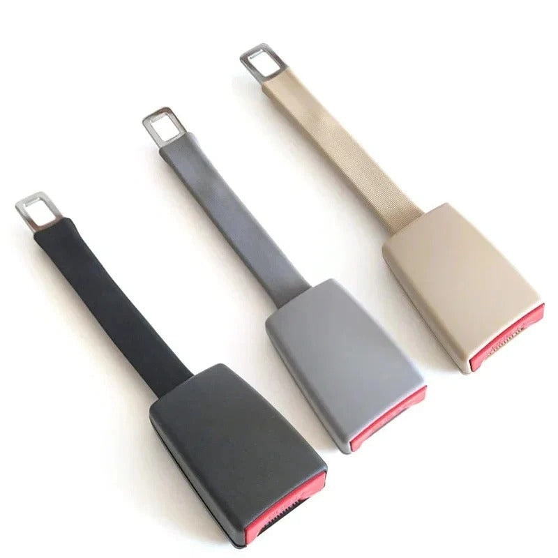Alargador de cinturón de seguridad con vástago rígido de 28 cm y hebilla vertical de fácil acceso