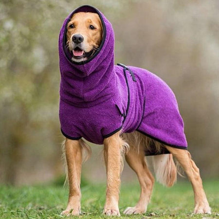 Albornoz ajustable para mascotas