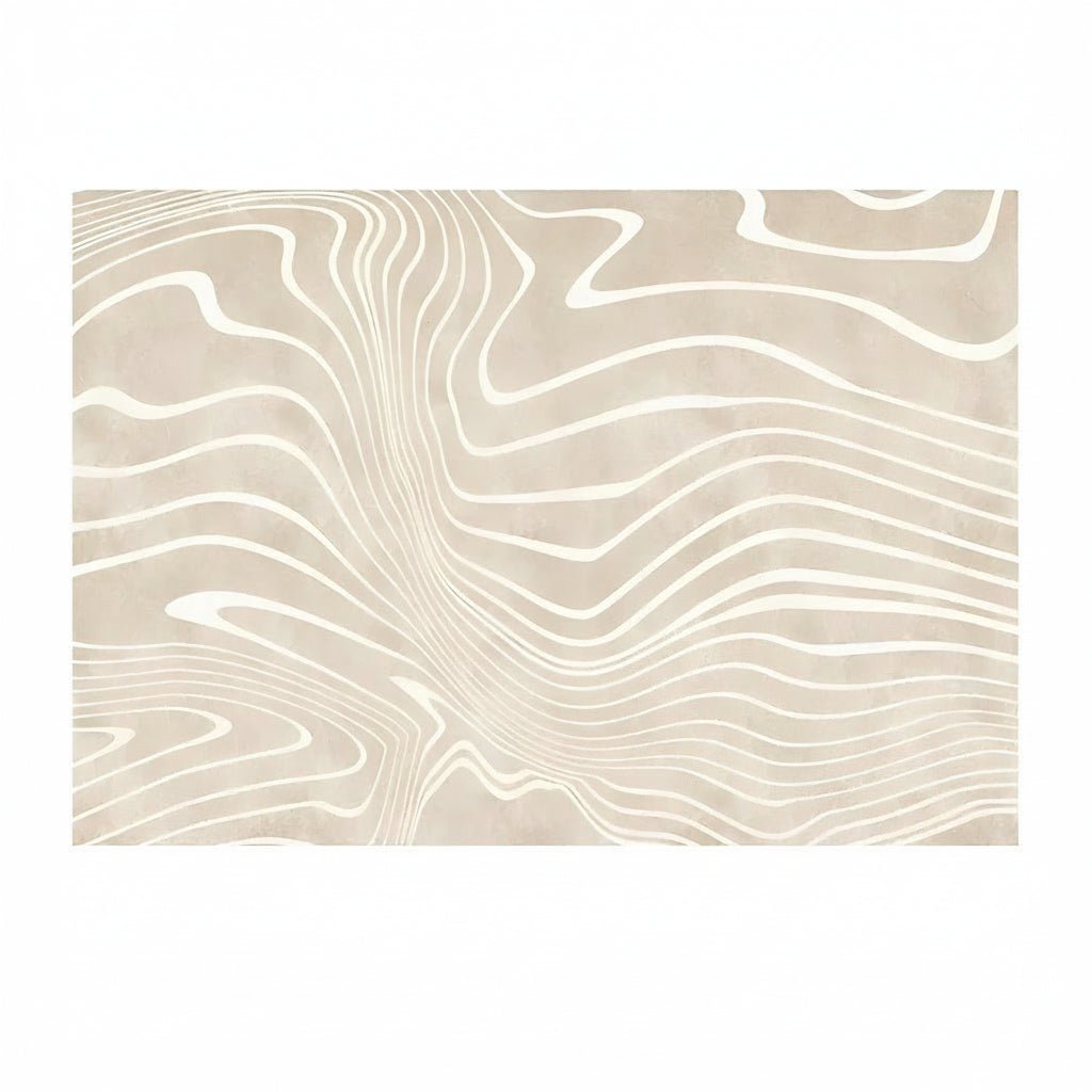 Alfombra moderna lavable con textura suave