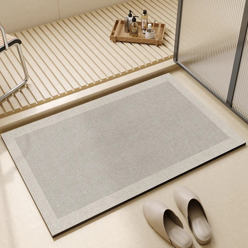 Alfombrilla de Baño Superabsorbente de Secado Rápido Antideslizante