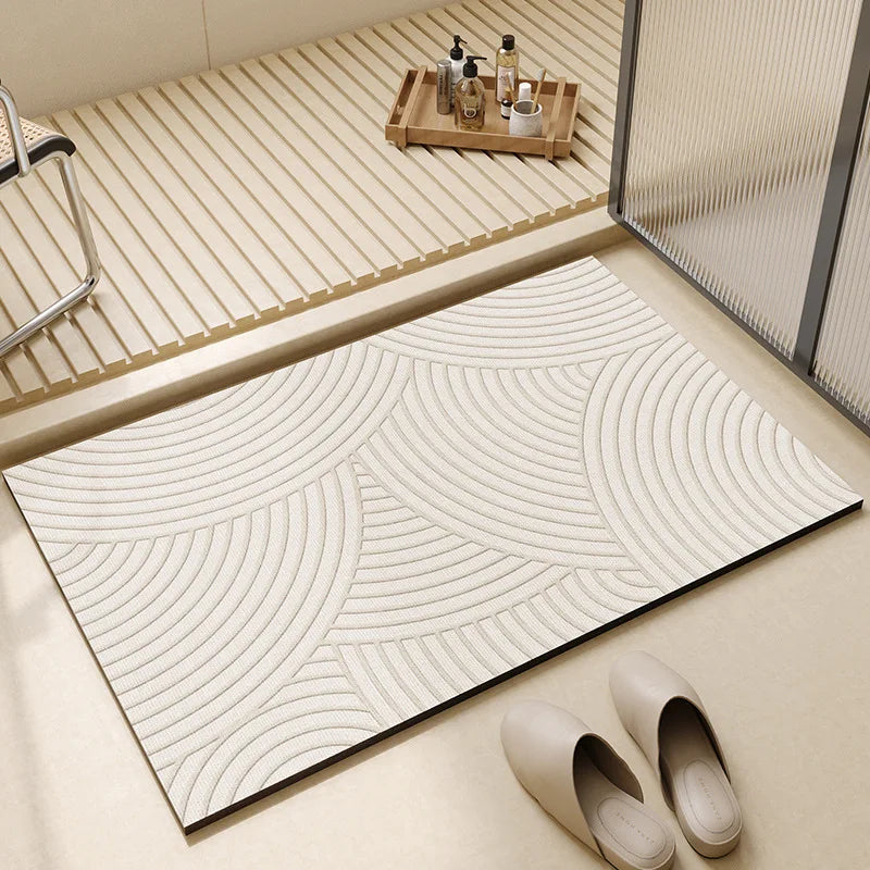 Alfombrilla de Baño Superabsorbente de Secado Rápido Antideslizante