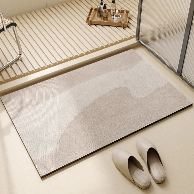 Alfombrilla de Baño Superabsorbente de Secado Rápido Antideslizante
