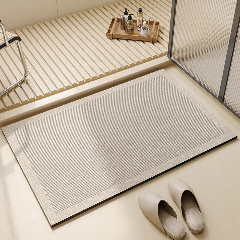 Alfombrilla de Baño Superabsorbente de Secado Rápido Antideslizante