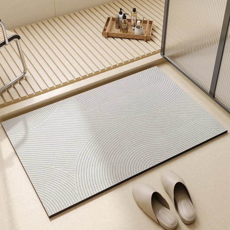 Alfombrilla de Baño Superabsorbente de Secado Rápido Antideslizante