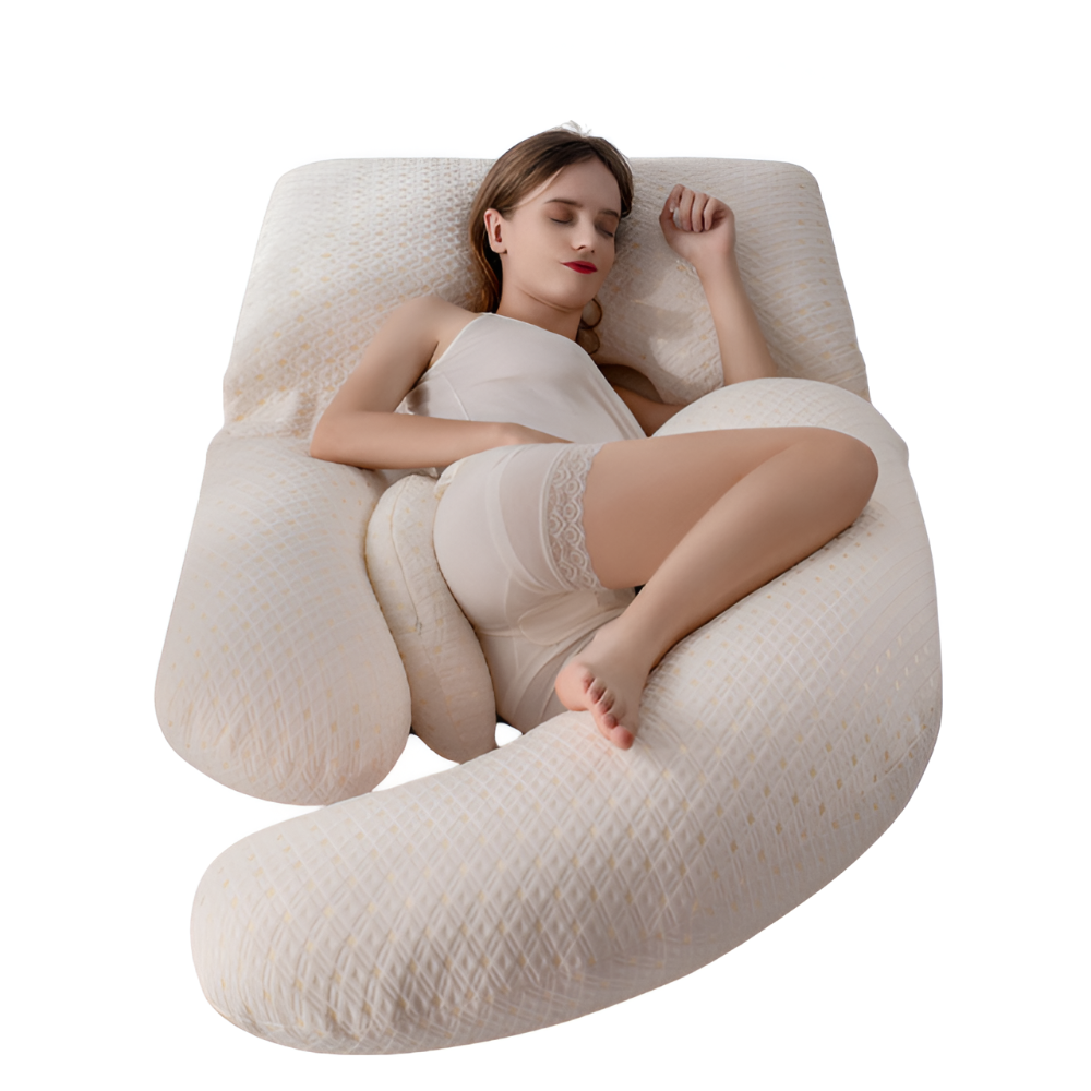 Almohada de embarazo suave en forma de U