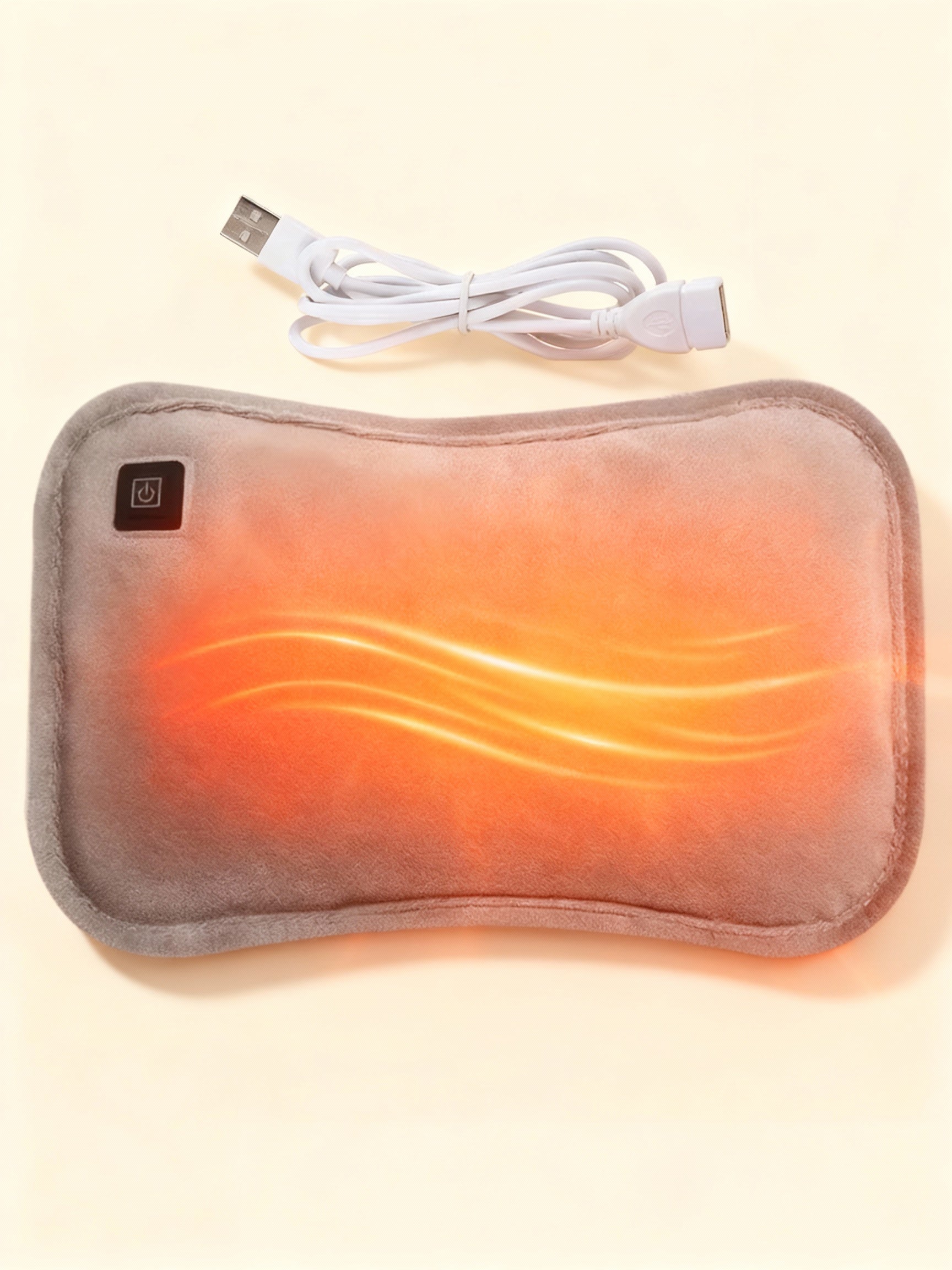 Almohadilla térmica portátil 28×21,5 cm con calentamiento rápido para manos y cuerpo