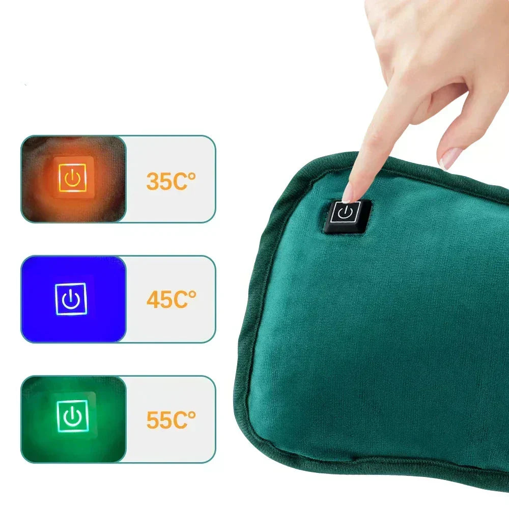 Almohadilla térmica portátil de grafeno con USB y 3 niveles de calor