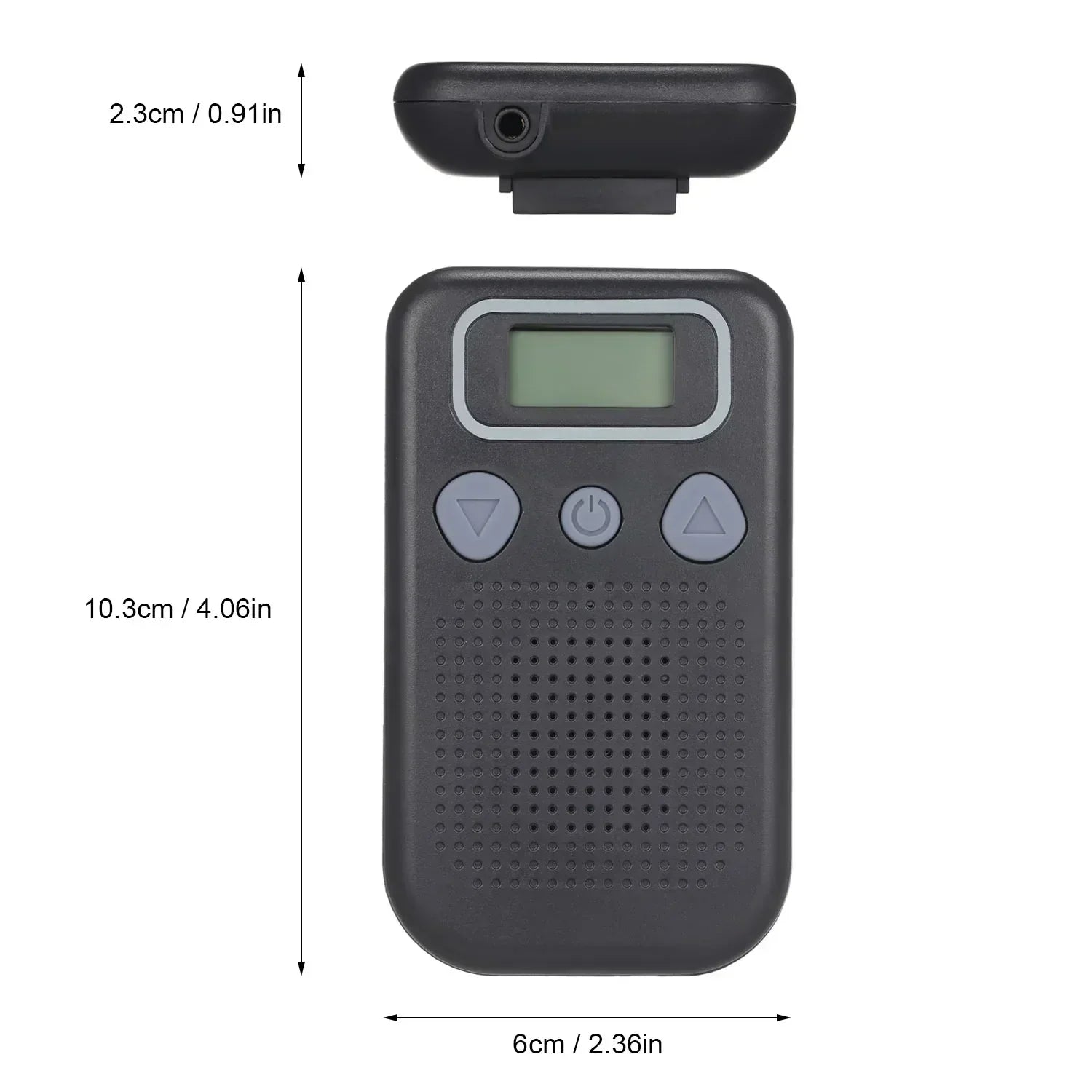 Amplificador de sonido auditivo con auricular intrauditivo a pilas para mayores y adultos