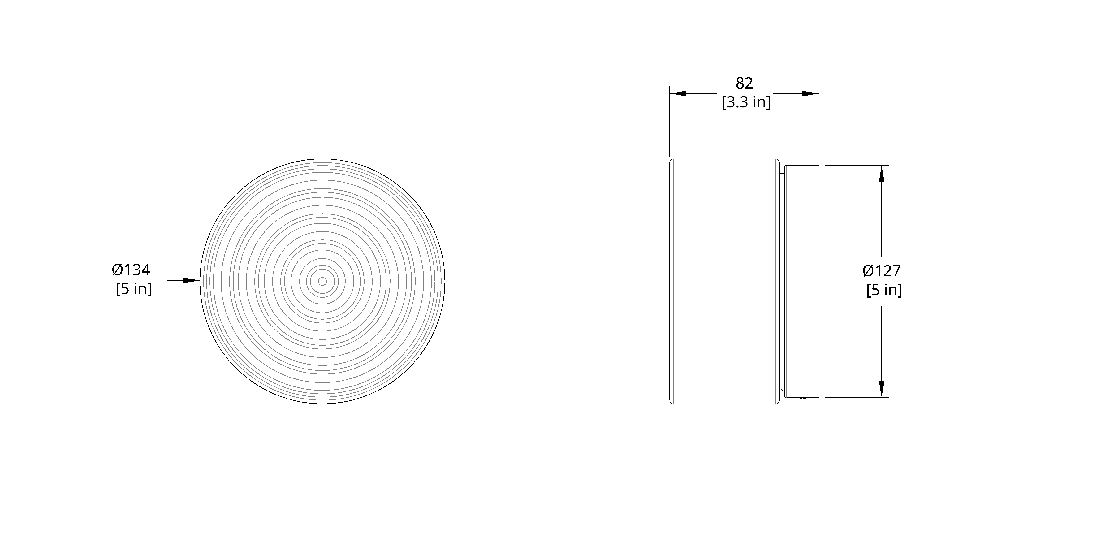 Aplique de pared exterior | Vidrio templado y resistente a la intemperie IP65