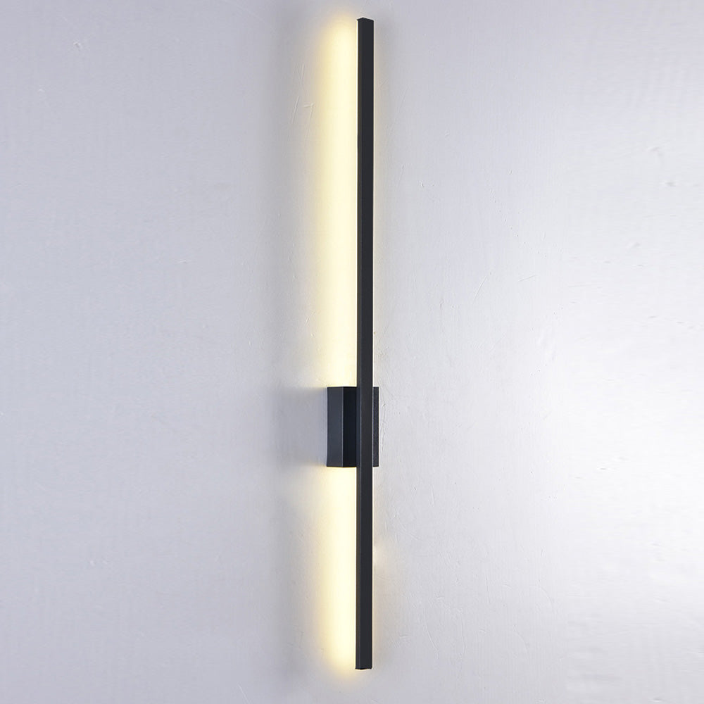 Aplique de pared LED vertical de barra para salón | Luz blanca cálida