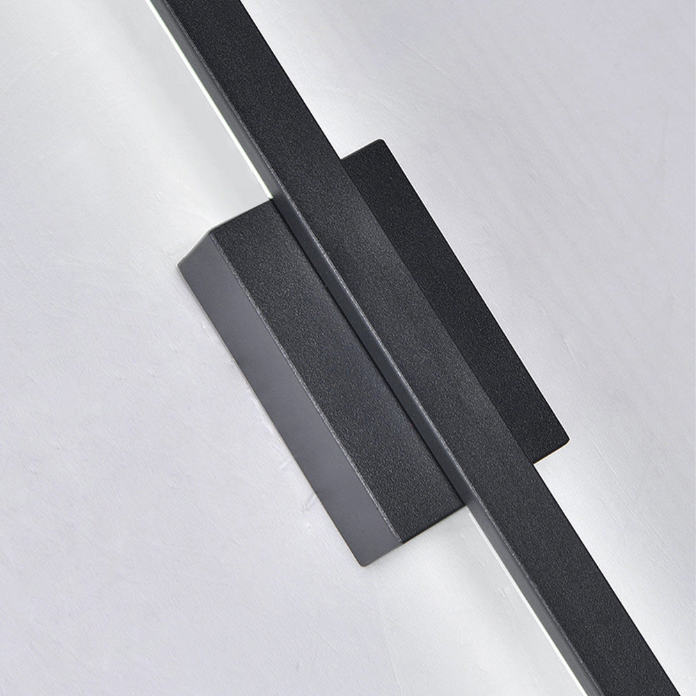 Aplique de pared LED vertical de barra para salón | Luz blanca cálida