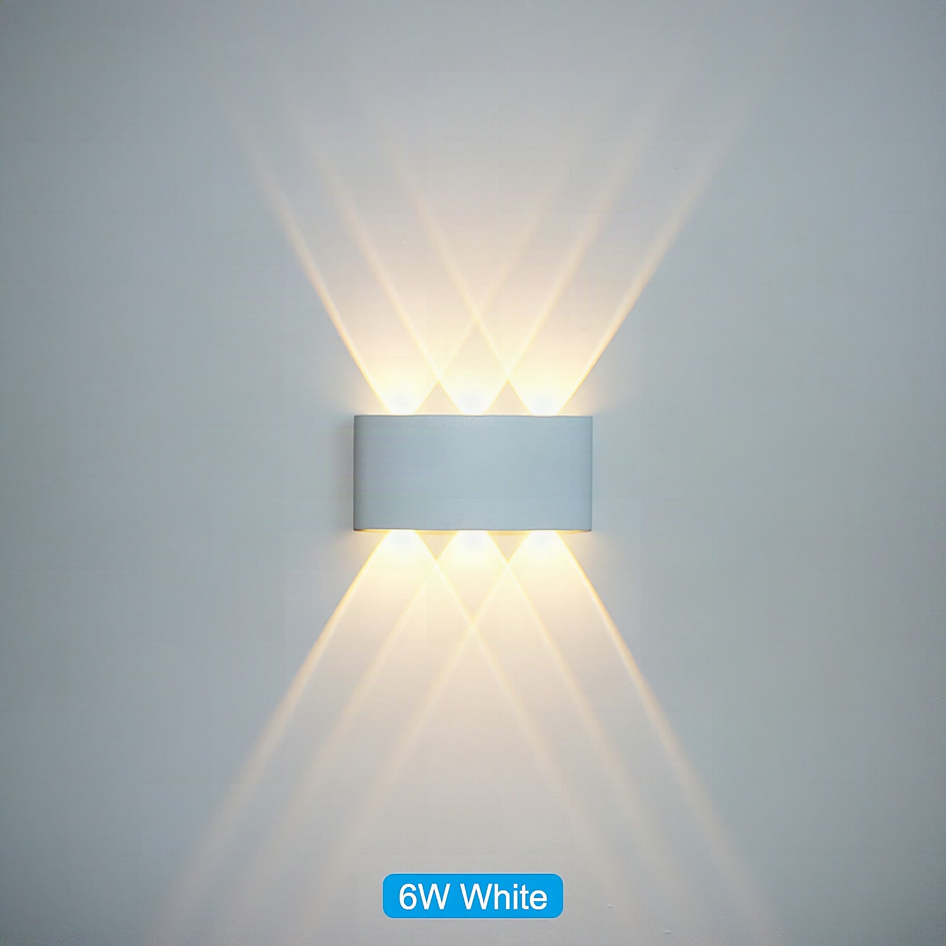Aplique LED de pared impermeable para exterior e interior