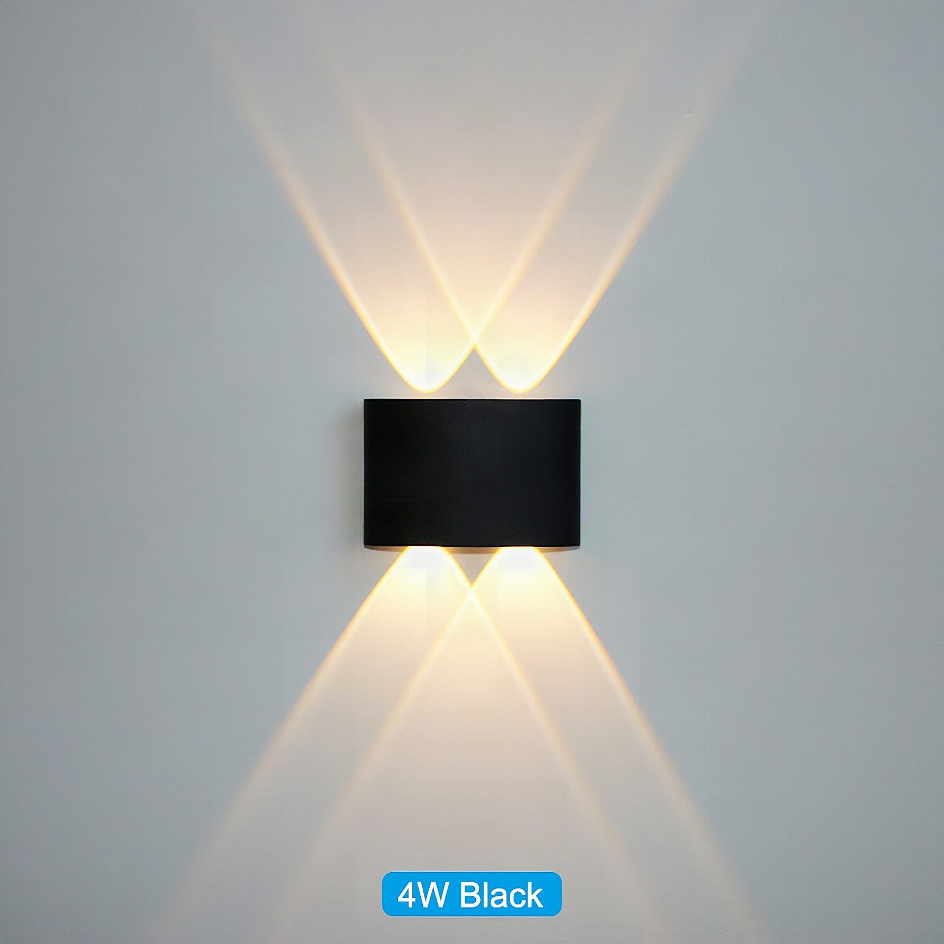 Aplique LED de pared impermeable para exterior e interior