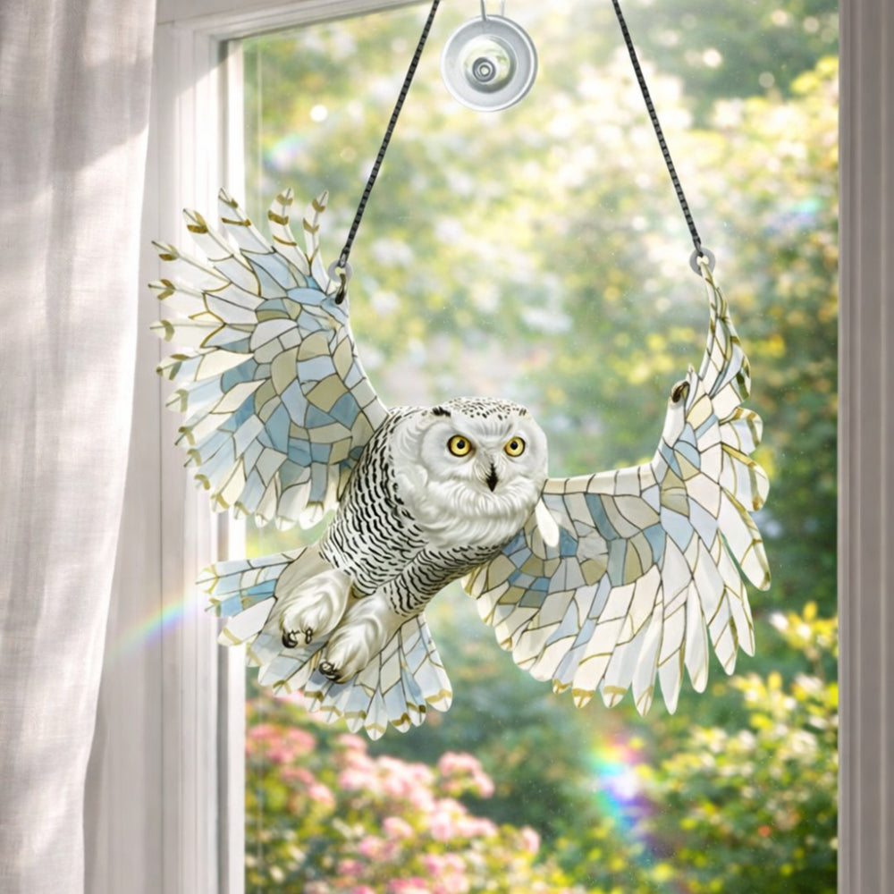 Atrapasol de colibrí para ventana decoración colgante