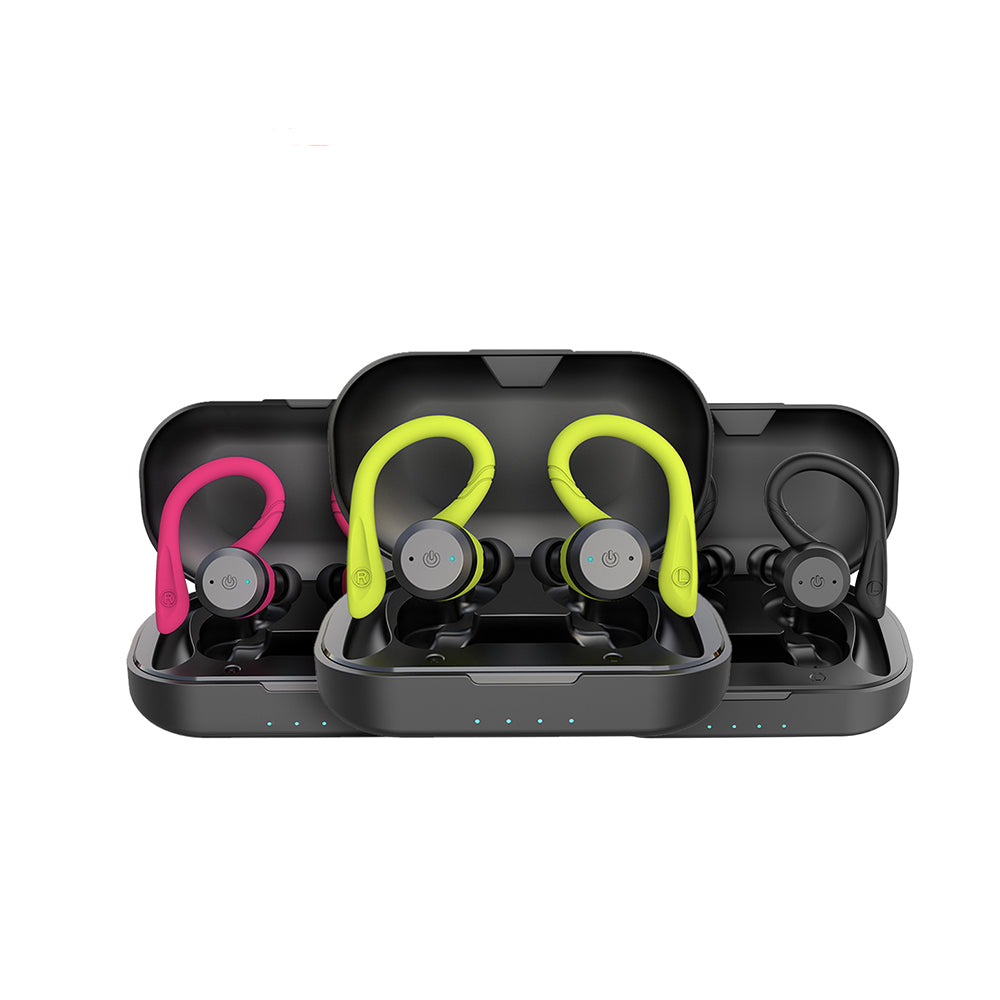Auriculares deportivos Vega: resistentes al agua, inalámbricos, 20 h de batería
