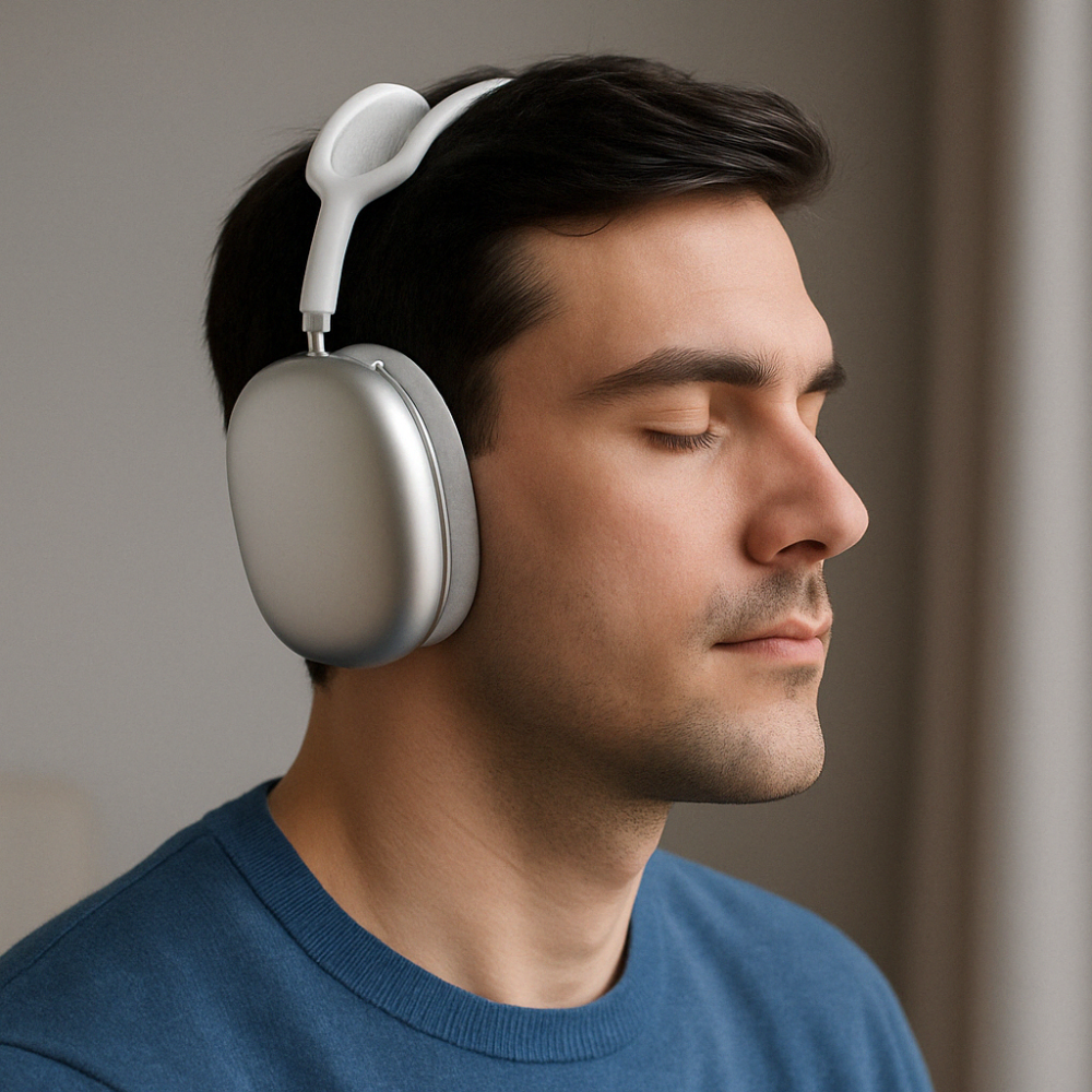 Auriculares inalámbricos Bluetooth con cancelación de ruido over-ear