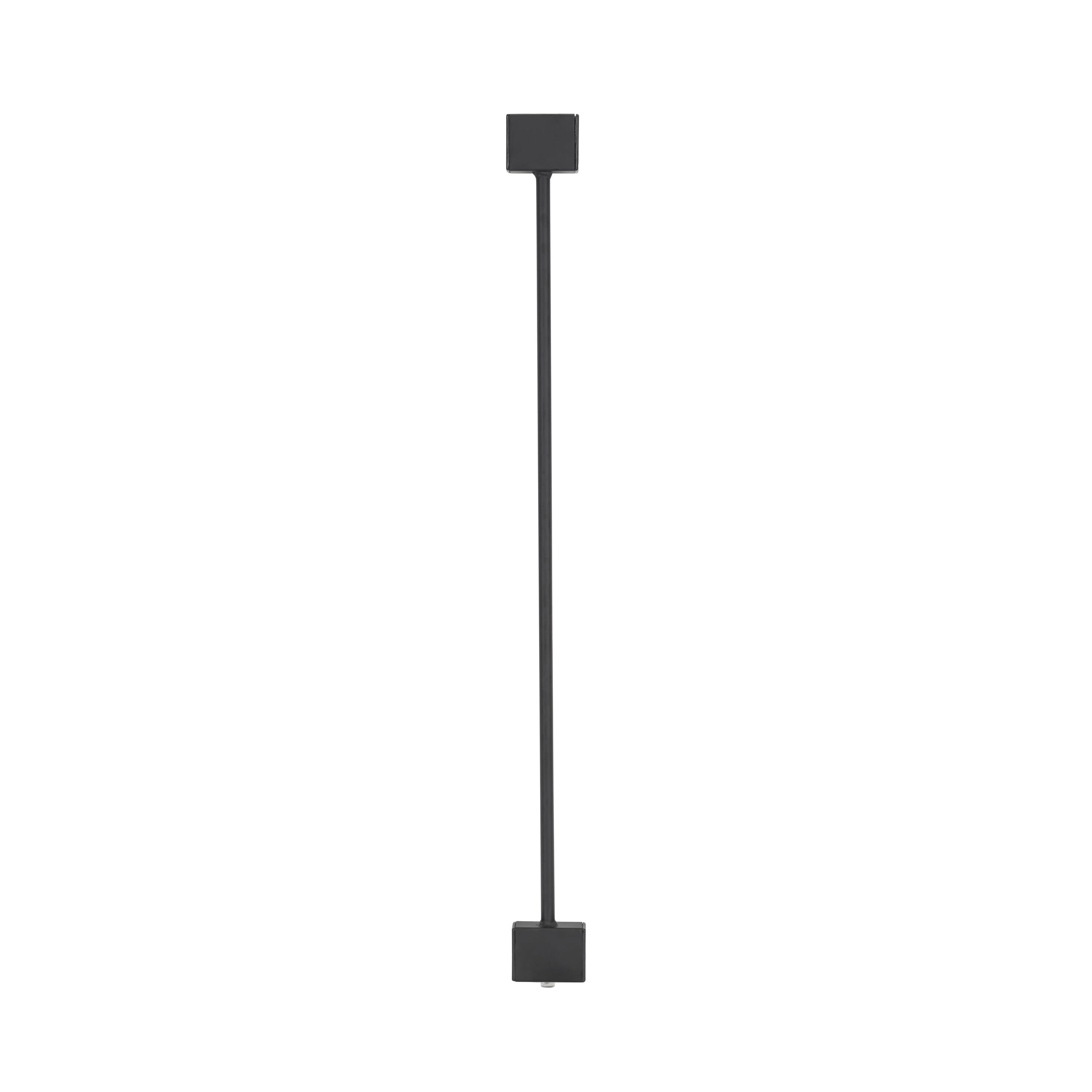 Barrera Emperor Rings de hierro forjado para perros con puerta (72–156 cm extra ancha) ornamental, resistente, montaje a