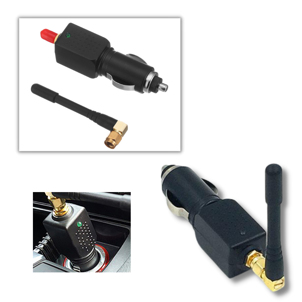 Bloqueador de señal GPS portátil para coche con alimentación por mechero 12 V