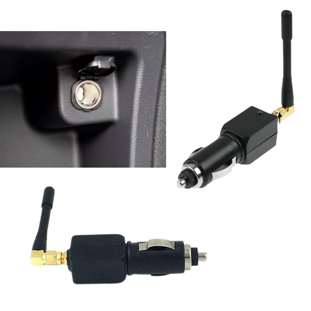 Bloqueador de señal GPS portátil para coche con alimentación por mechero 12 V