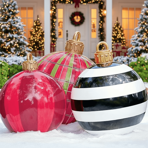 Bolas de Navidad grandes e hinchables para interior y exterior