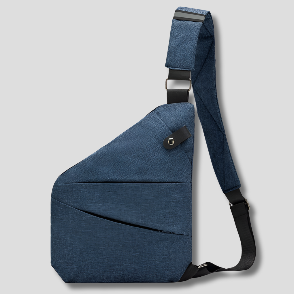 Bolso bandolera antirrobo con cremalleras ocultas