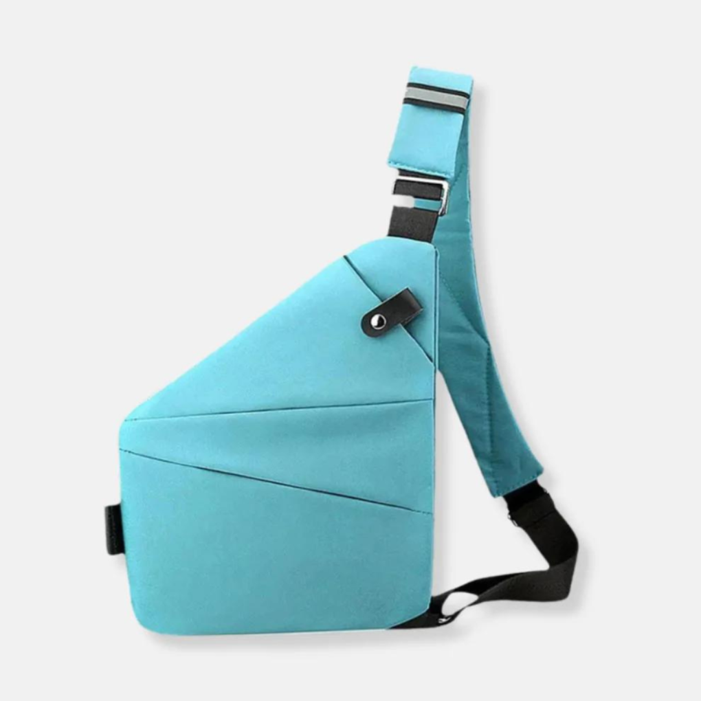 Bolso bandolera antirrobo con cremalleras ocultas