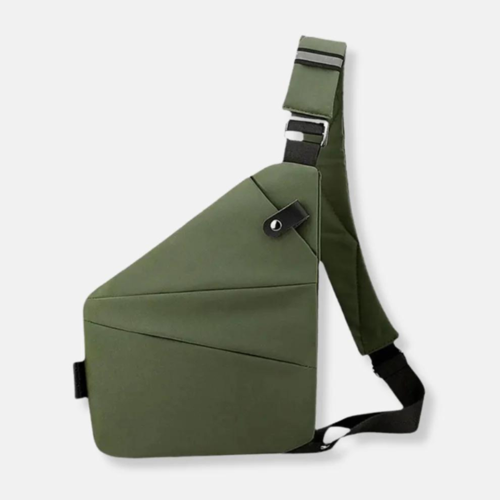 Bolso bandolera antirrobo con cremalleras ocultas